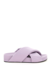Jil Sander Purple Oversized Wrapped Sandals In Purple