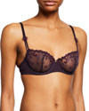 SIMONE PERELE DELICE EMBROIDERED DEMI BRA