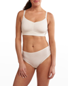 Anaono Monica Full Coverage Post-surgery Pocketed Wireless Bra In Ivory