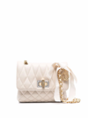 LANVIN LANVIN WOMEN'S WHITE LEATHER HANDBAG,LWBGSHQ0NAQTE22001 UNI