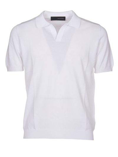 Tagliatore Polo Shirt In White