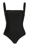 Matteau Black Nineties Maillot Swimsuit In White,black