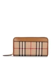 BURBERRY Burberry Horseferry Zip Around Wallet,3978429TAN