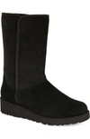 Ugg Amie Slim Short Wedge Boots In Black