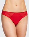 Simone Perele Andora Thong In Pink Ruby