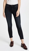 MOTHER THE CROPPED LOOKER SKINNY JEANS