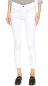 Frame Le High Skinny High-rise Skinny Jeans In Blanc