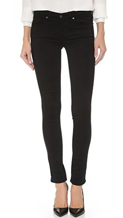 Ag Farrah Skinny Skinny High-rise Velvet Jeans In Opulent Black