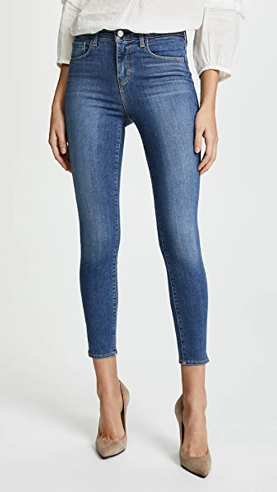 L'agence Margot High-rise Skinny Jeans In Light Vintage