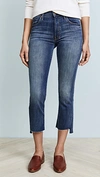 MOTHER THE INSIDER CROP STEP FRAY JEANS