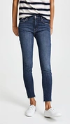 MOTHER THE LOOKER ANKLE FRAY JEANS