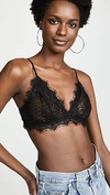 ANINE BING LACE BRA WITH TRIM BLACK,ANINE30110