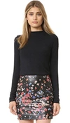 ALICE AND OLIVIA GENOVA FITTED SWEATER