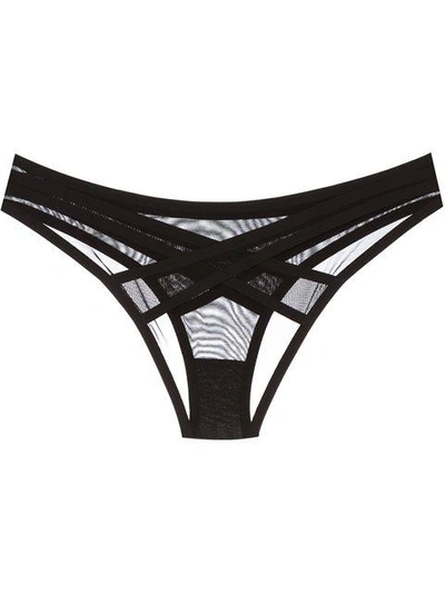 Maison Close 'mise A Nu' Thong In Black