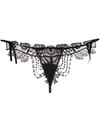Belle Et Bon Bon Bisoux Swarovski Crystal Brief In Black