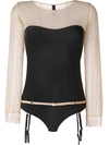 MAISON CLOSE 'La Cavaliere' suspender body,60923811453885