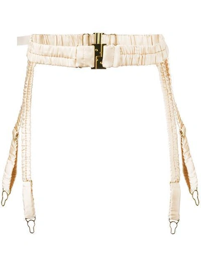 Dolci Follie 'heiress' Strumpfhalter In Gold / Bronze