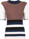 OPENING CEREMONY OPENING CEREMONY COLOUR BLOCK TOP - MULTICOLOUR,W61125140011774018