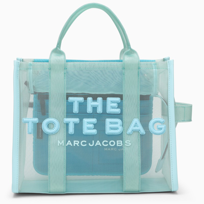 Marc Jacobs Lighy Blue Mesh Medium Tote Bag In Light Blue
