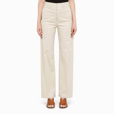 Department 5 White Tre Regular Trousers In Beige