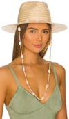 Lack Of Color Seashells Fedora In Neutral