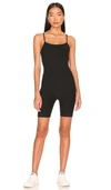 Beyond Yoga Space Dye Get In Gear Biker Jumpsuit In Black