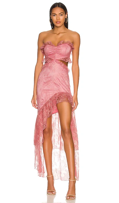 Majorelle Sonia Gown In Pink