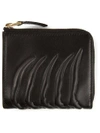 ALEXANDER MCQUEEN rib cage wallet,LEATHER0%