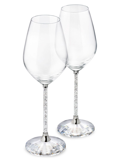 Swarovski Crystalline 2-piece Wine Glass Set