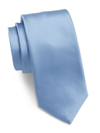 Saks Fifth Avenue Collection Solid Silk Tie In Light Blue