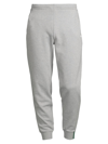 Lacoste Slim-fit Cotton-blend Track Pants In Heather Grey