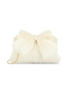 Loeffler Randall Rayne Bow-detail Clutch Bag In Pearl