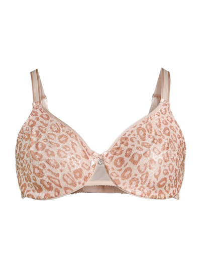 Chantelle C Magnifique Seamless Minimizer Bra In Natural Leopard