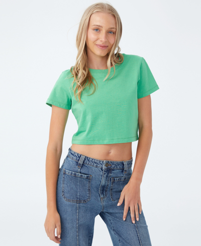 Cotton On Women's The Baby T-shirt In Verdant Green