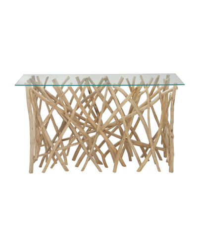 Rosemary Lane Contemporary Console Table In Brown