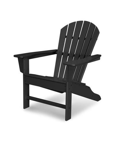 Polywood South Beach Adirondack Chair In Black