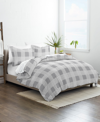 Ienjoy Home Ultra Soft Gingham 3-pc. Comforter Set, Queen In Gray