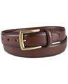 Club Room Men's Burnished-edge Belt, Created For Macy's In Cognac