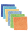 LUVABLE FRIENDS WASHCLOTHS, 6-PACK, ONE SIZE