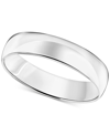 MACY'S MEN'S COMFORT FIT WEDDING BAND (5MM) IN 14K GOLD OR 14K WHITE GOLD