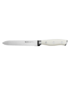 J.a. Henckels Henckels Forged Accent 5" Serrated Utility Knife With Handle In Stainless Steel Blade And White Handle