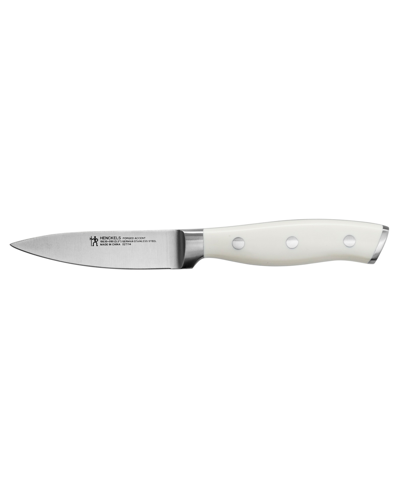 J.a. Henckels Henckels Forged Accent 3.5" Paring Knife With Handle In Stainless Steel Blade And White Handle