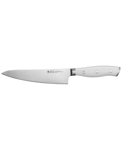 J.a. Henckels Forged Accent 5.5" Prep Knife With Handle In Stainless Steel Blade And White Handle