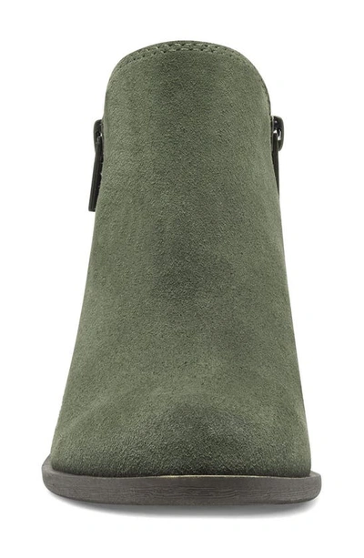 Lucky Brand Basel Bootie In Olive Night