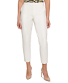 Tommy Hilfiger Women's Cropped Elastic-back Sloane Ankle Pants In Ivory