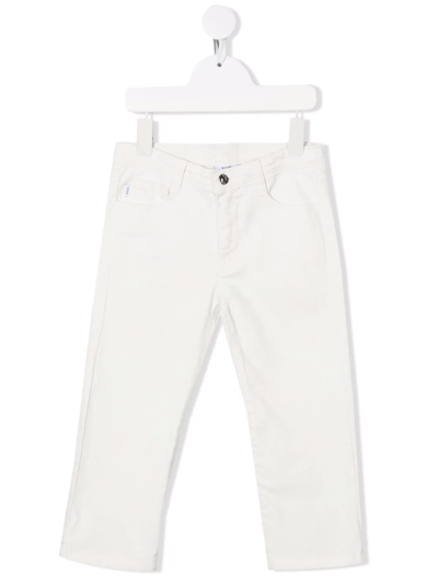 Knot Kids' Slim-cut Denim Jeans In White