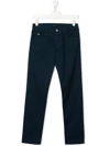 Emporio Armani 5-pocket Skinny Jeans In Blue