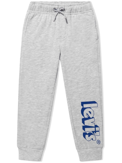 Levi's Teen Logo-print Track Trousers In Grey