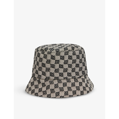 Misbhv Monogrammed Woven Bucket Hat In Mlc