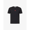 Stone Island Solar Eclipse Back-print Cotton T-shirt In Black